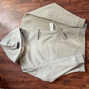 Essentials Light Gray Men's Hoodie